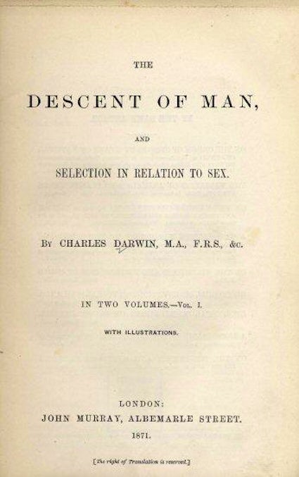 Charles Darwin publishes <i>The Descent of Man</i>